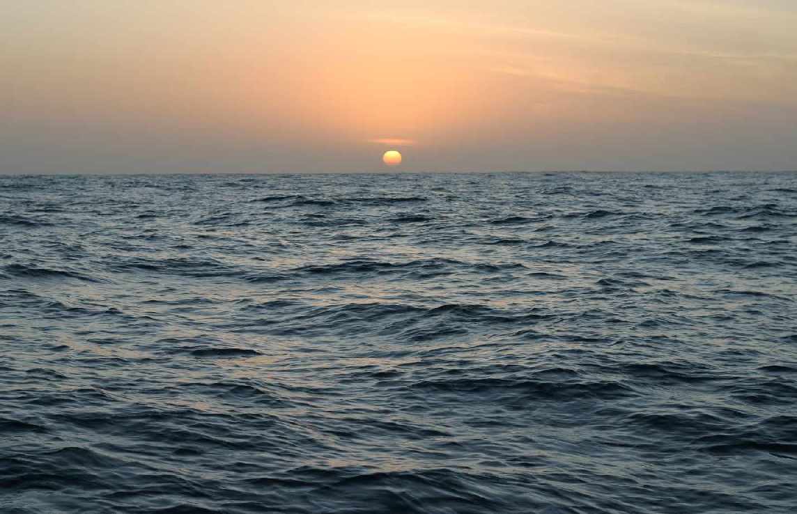 zonsondergang donderdagavond