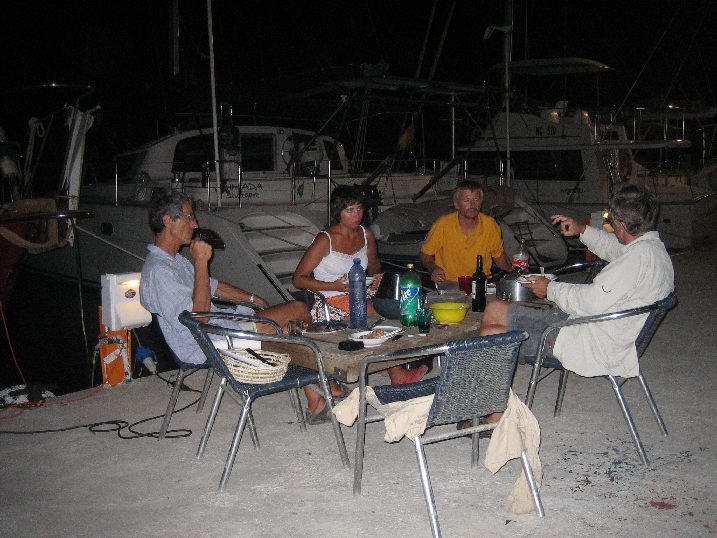 diner op de steiger