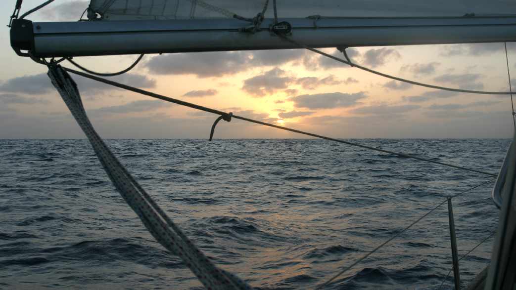 rustige zonsondergang