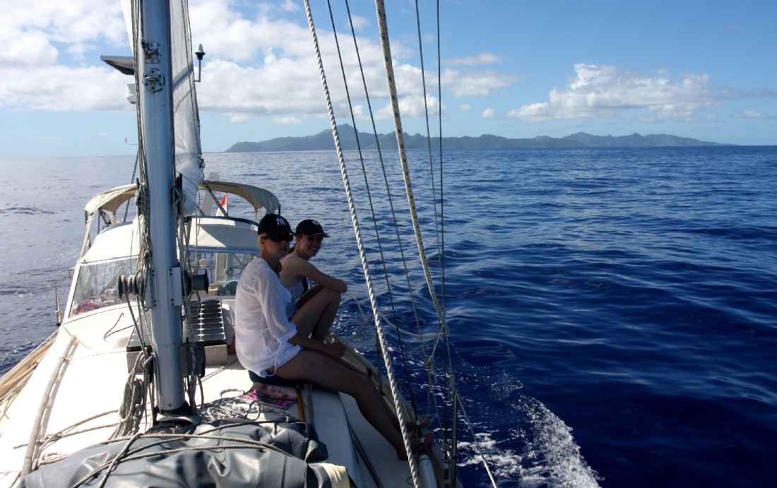 Oversteek naar Raietea