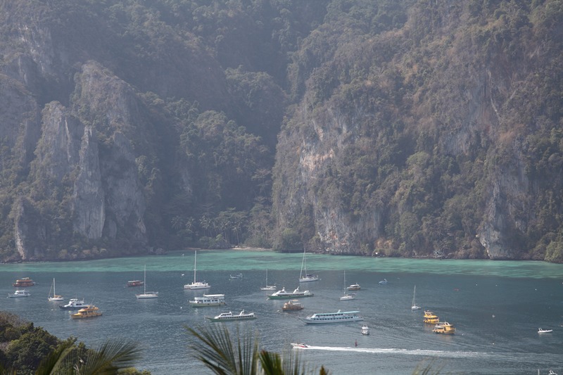 ankerplek op Phiphi